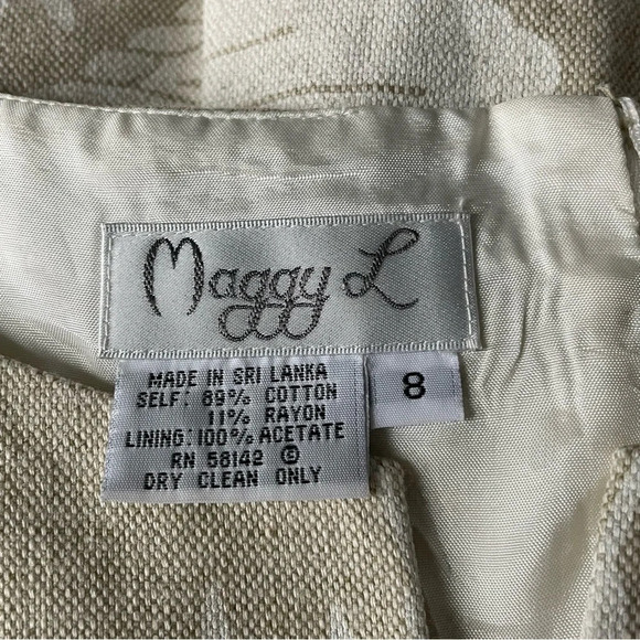 New! Maggy London Tropical beaded Floral Sheath Dress monkeys 18718 - Picture 8 of 11